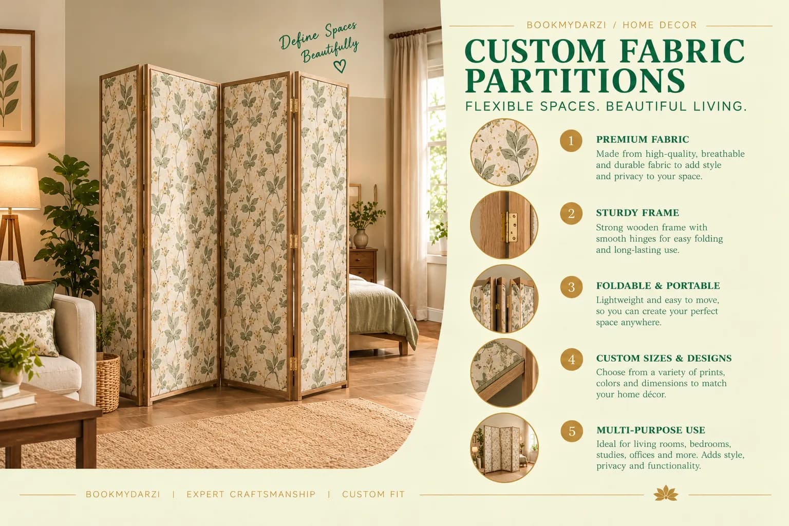 Custom fabric partitions