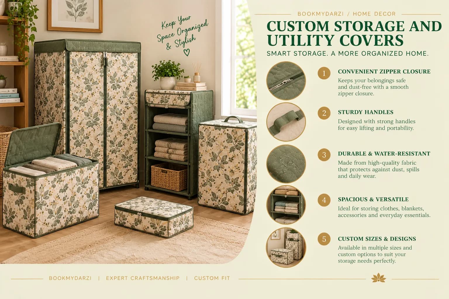 Custom storage and utility covers