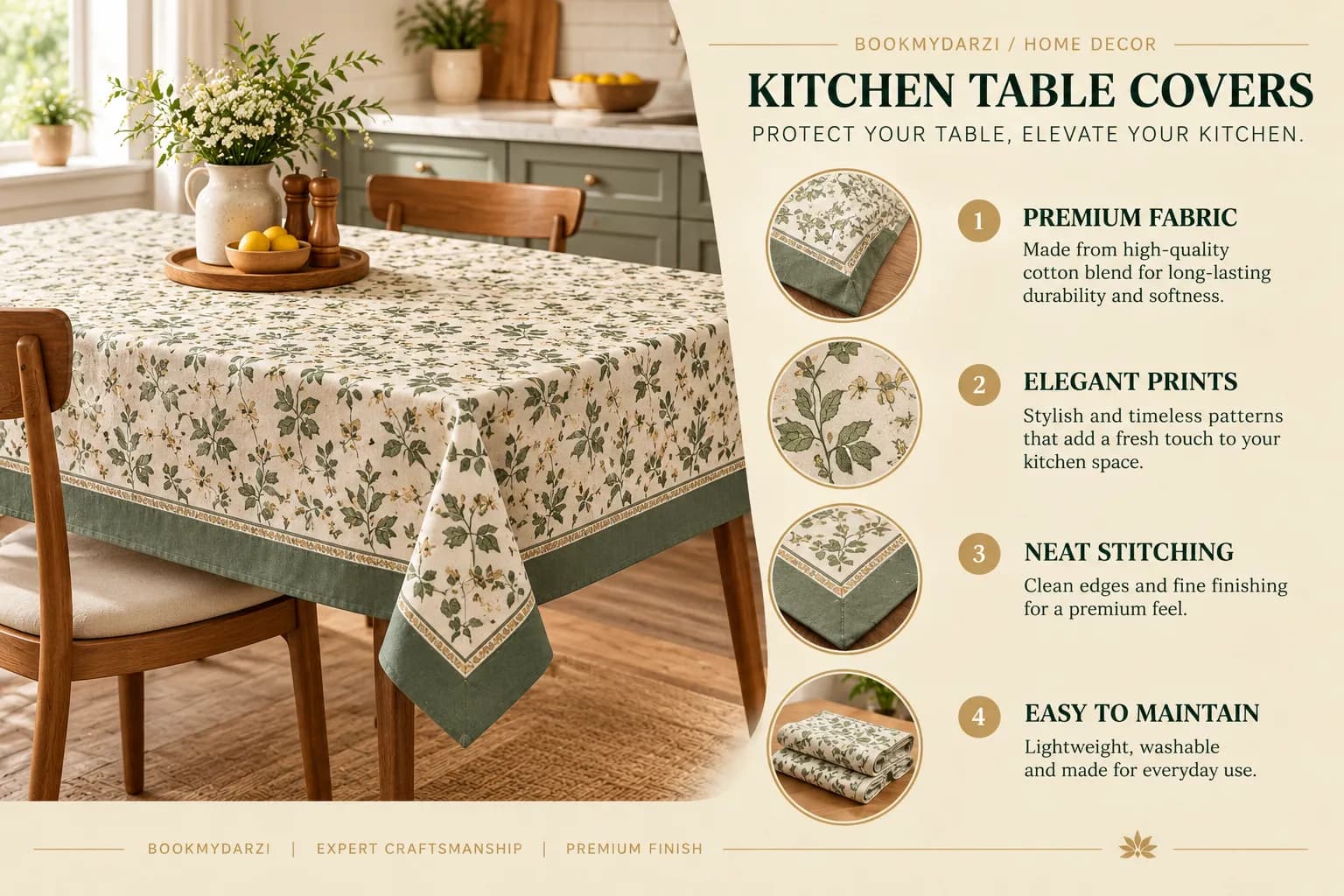 Kitchen table covers