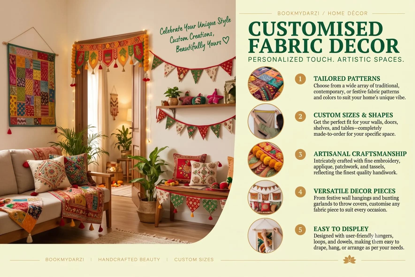 Customised fabric decor